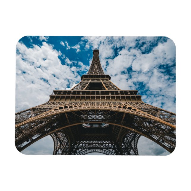 Denkmäler | Blick auf den Eiffelturm Magnet (Horizontal)
