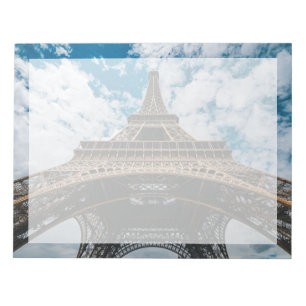 Denkmäler   Blick auf den Eiffelturm Notizblock