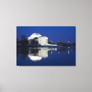 Denkmäler   Das Jefferson Memorial Leinwanddruck