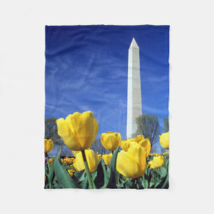 Denkmäler Denkmal von Washington im Frühjahr Fleecedecke
