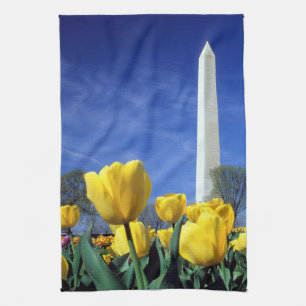 Denkmäler   Denkmal von Washington im Frühjahr Geschirrtuch