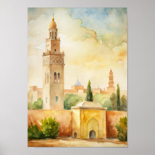 Denkmäler der Stadt Meknès Poster