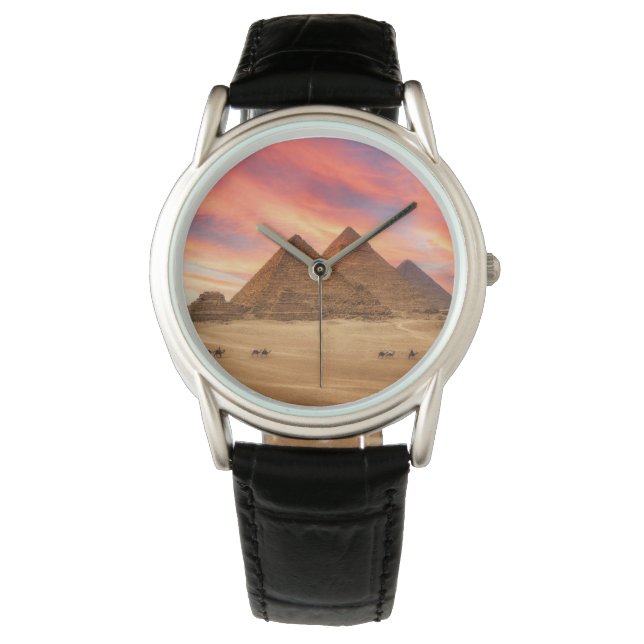 Denkmäler | Die großen Pyramiden Armbanduhr (Vorderseite)