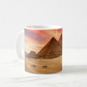 Denkmäler   Die großen Pyramiden Kaffeetasse