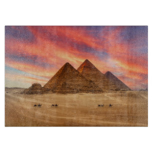 Denkmäler   Die großen Pyramiden Schneidebrett