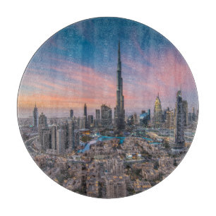 Denkmäler Dubai Cityscape Schneidebrett