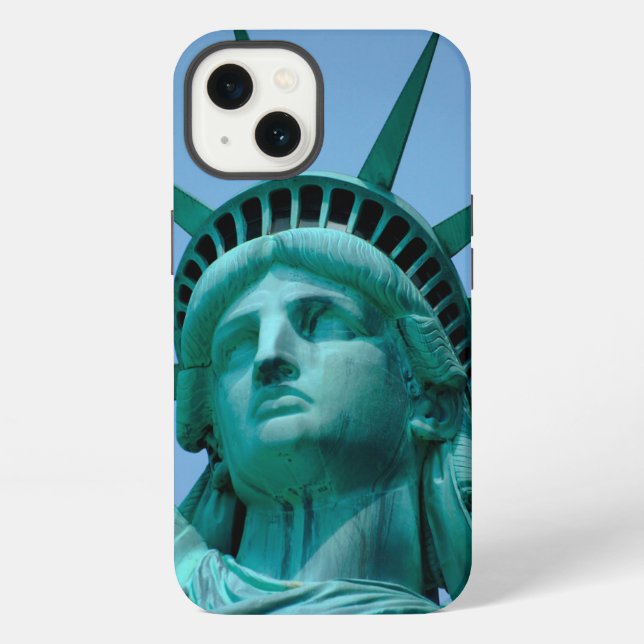 Denkmäler | Gesicht der Freiheitsstatue iPhone Hülle (Rückseite)