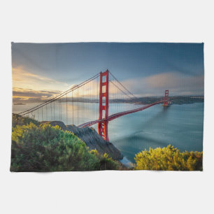 Denkmäler   Golden Gate San Francisco Geschirrtuch