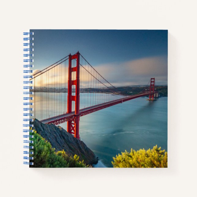 Denkmäler | Golden Gate San Francisco Notizbuch (Vorderseite)