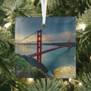 Denkmäler   Golden Gate San Francisco Ornament Aus Glas