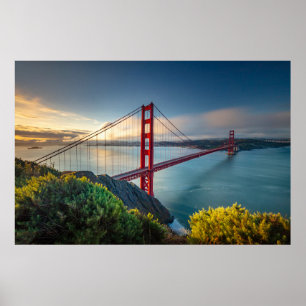 Denkmäler   Golden Gate San Francisco Poster