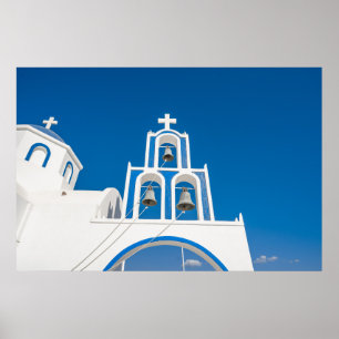 Denkmäler   Griechische Kirche der Blauen Kuppel Poster