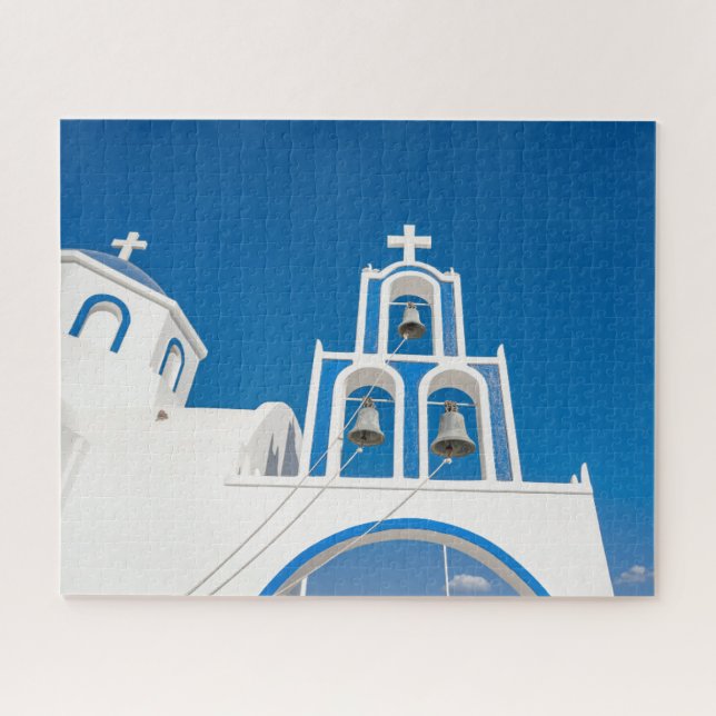 Denkmäler | Griechische Kirche der Blauen Kuppel Puzzle (Horizontal)