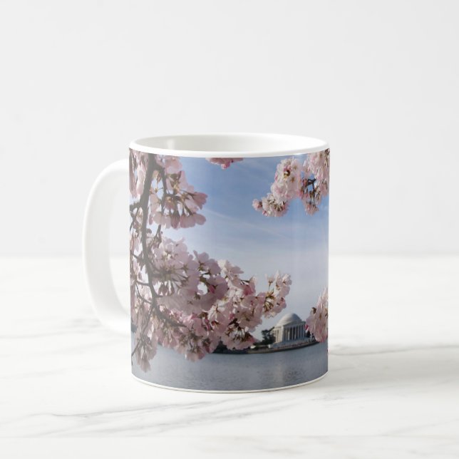 Denkmäler | Jefferson Memorial Cherry Blossys Kaffeetasse (Vorderseite Links)
