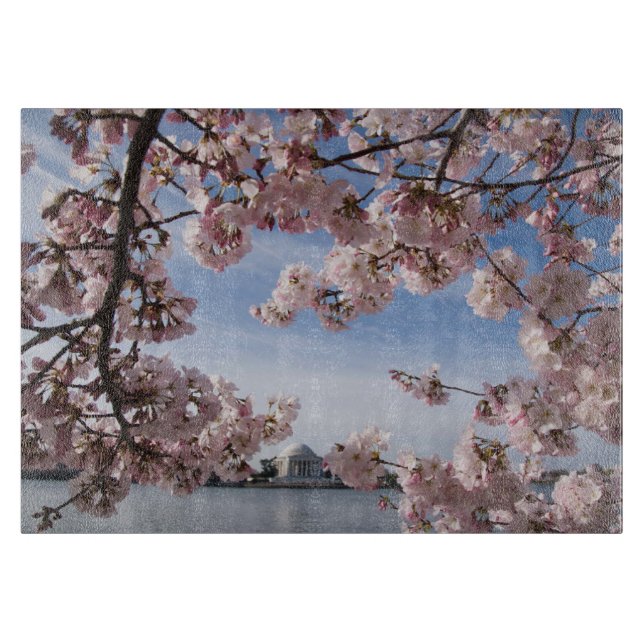 Denkmäler | Jefferson Memorial Cherry Blossys Schneidebrett (Vorderseite)