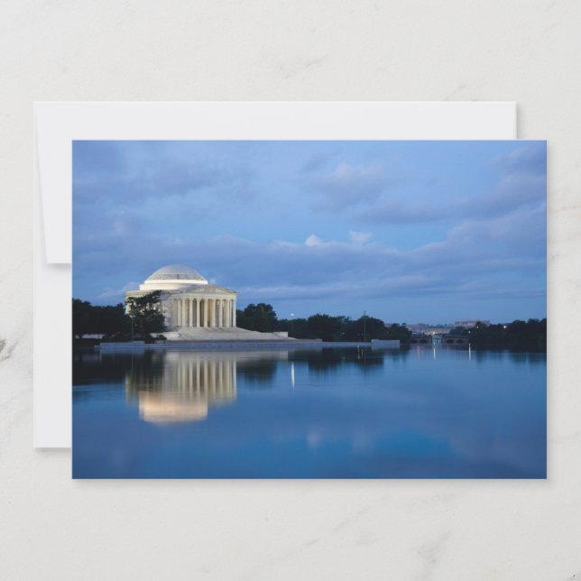Denkmäler | Jefferson Memorial Dankeskarte (Vorderseite)