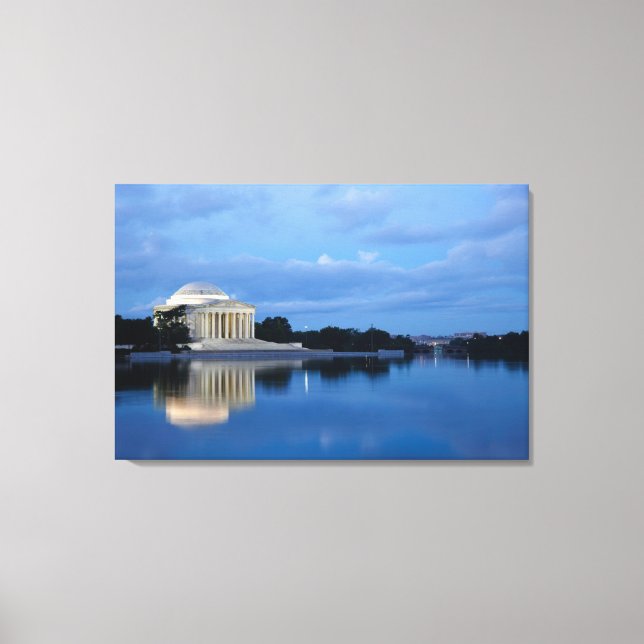 Denkmäler | Jefferson Memorial Leinwanddruck (Vorderseite)