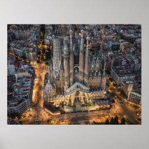 Denkmäler   La Sagrada Familia Poster