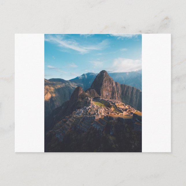 Denkmäler | Machu Picchu, Peru Postkarte (Vorderseite)