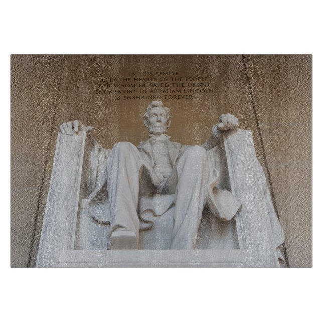 Denkmäler | Memorial Lincoln Schneidebrett (Vorderseite)