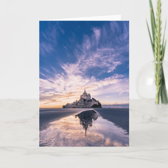 Denkmäler | Mont Saint-Michel, Normandie Frankreic Karte (Vorderseite)