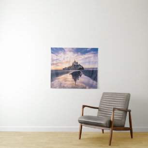 Denkmäler   Mont Saint-Michel, Normandie Frankreic Wandteppich