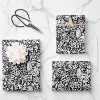 Denkmäler-Muster-Papier Geschenkpapier Set