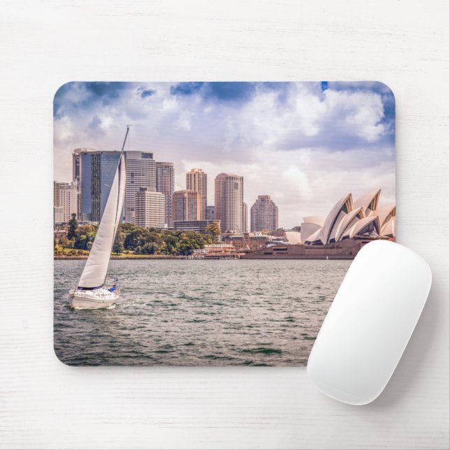 Denkmäler | Opernhaus Sydney Mousepad (Mit Mouse)