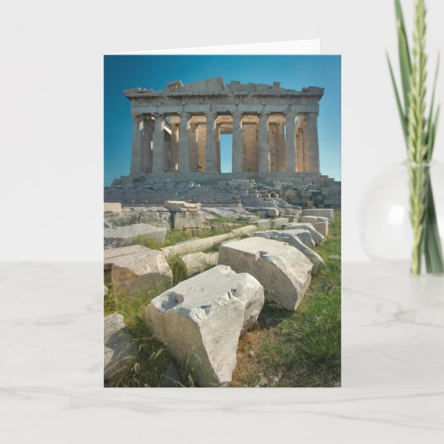 Denkmäler | Parthenon Athen, Griechenland Karte (Vorderseite)