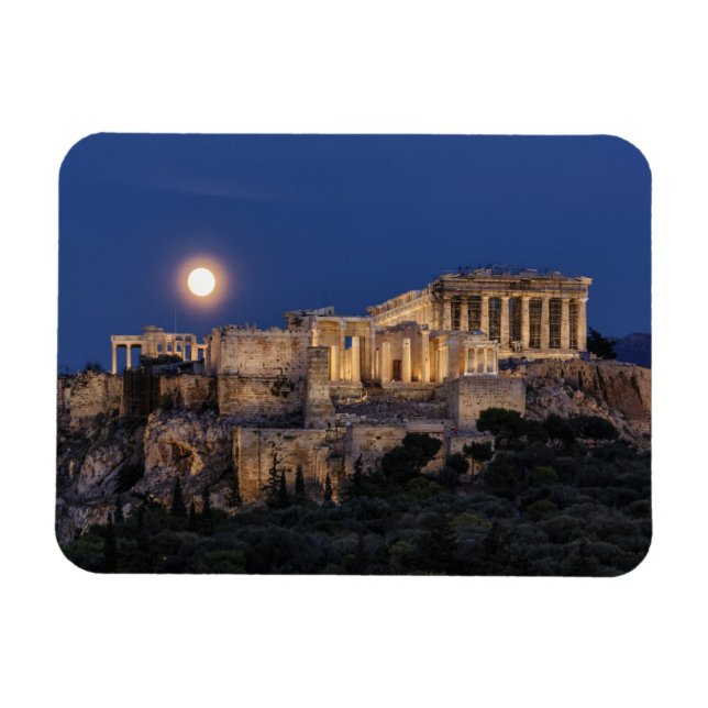 Denkmäler | Parthenon Athen, Griechenland Magnet (Horizontal)