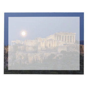 Denkmäler   Parthenon Athen, Griechenland Notizblock