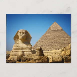 Denkmäler   Sphinx & Pyramide Ägyptens Postkarte