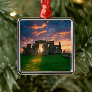 Denkmäler   Stonhenge, England Ornament Aus Metall