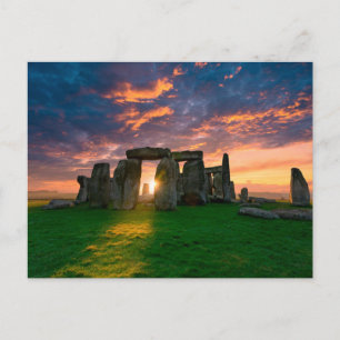 Denkmäler   Stonhenge, England Postkarte