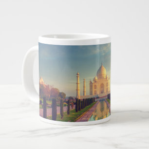 Denkmäler Taj Mahal Colors Jumbo-Tasse