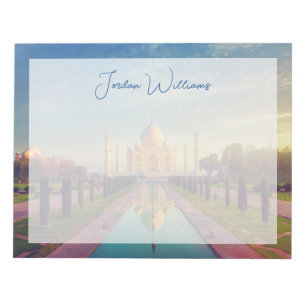 Denkmäler   Taj Mahal Colors Notizblock