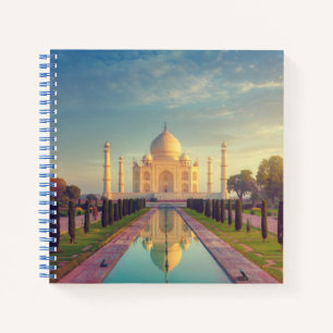 Denkmäler Taj Mahal Colors Notizbuch