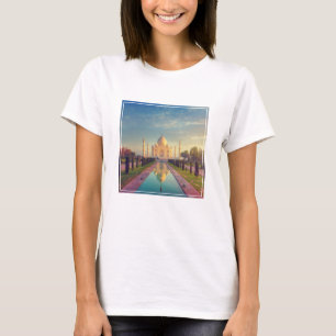 Denkmäler Taj Mahal Colors T-Shirt