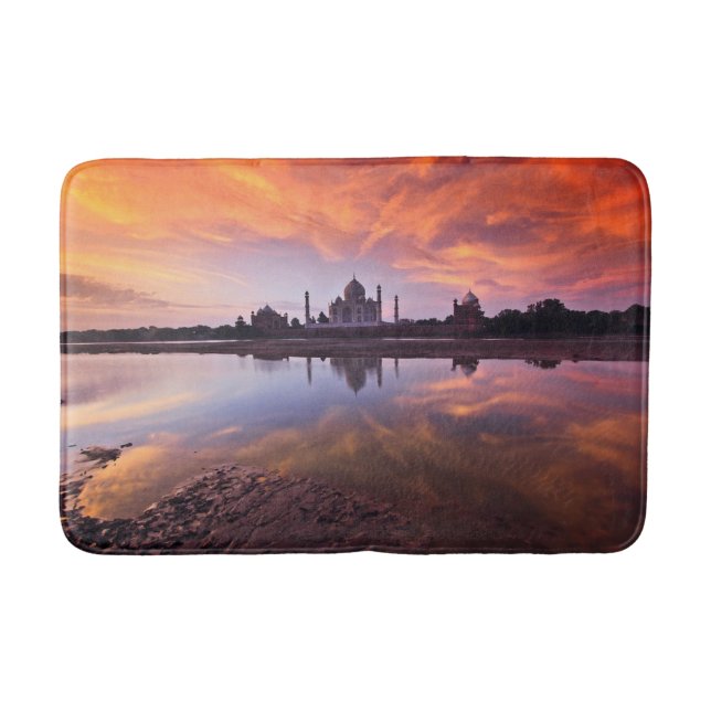 Denkmäler | Taj Mahal Sunset Badematte (Vorderseite)