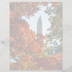 Denkmäler   Washington-Denkmal im Herbst