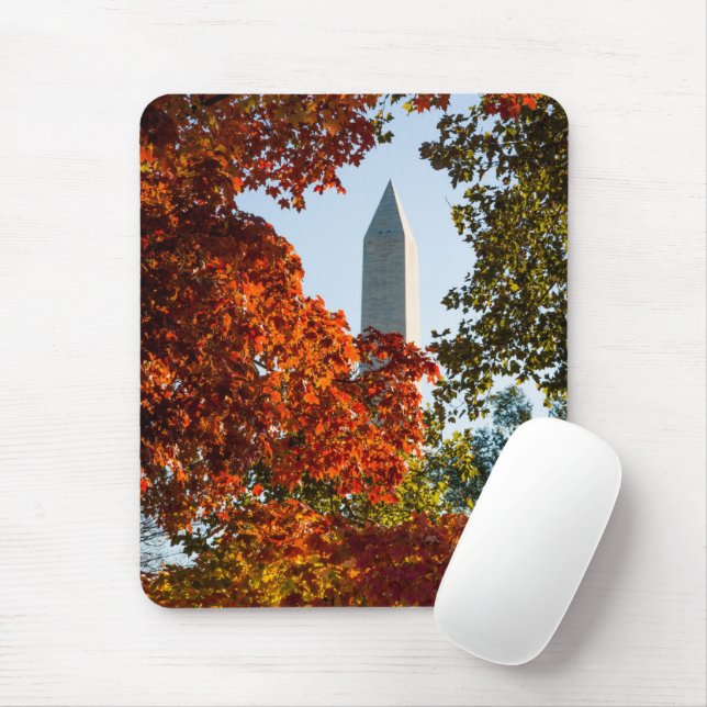 Denkmäler | Washington-Denkmal im Herbst Mousepad (Mit Mouse)