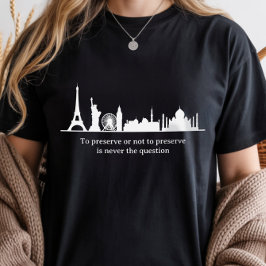 Denkmalschutz, Große Weltgebäude  Tri-Blend Shirt