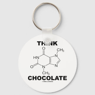 Denkschokolade (Theobrominmolekulare Chemie) Schlüsselanhänger