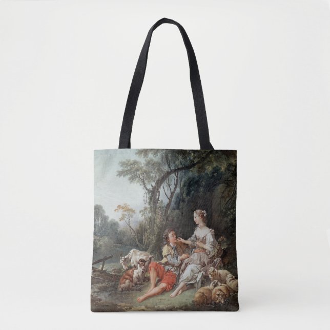 Denkt er an Trauben? von Francois Boucher (Vorderseite)