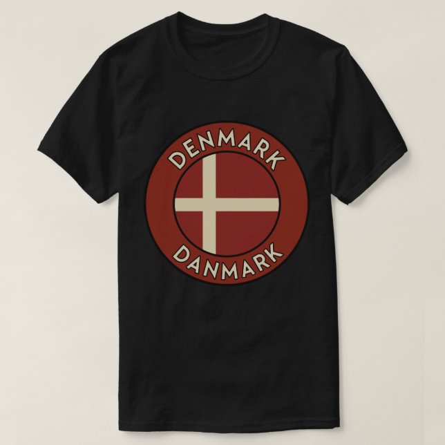 Denmark Danmark  T-Shirt (Design vorne)