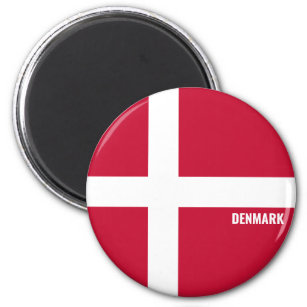 Denmark Flag Charming Patriotic Magnet