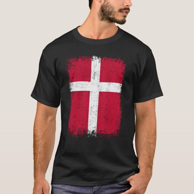 Denmark Flag Denmark Love Denmark T-Shirt (Vorderseite)