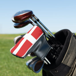 Denmark flag golf headcover