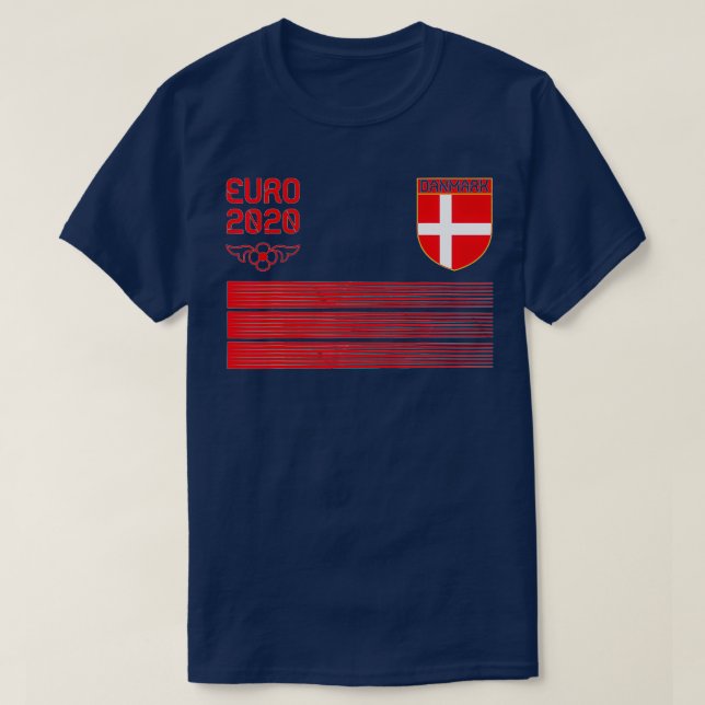 Denmark Football Jersey 2020 Danmark Soccer T-Shirt (Design vorne)