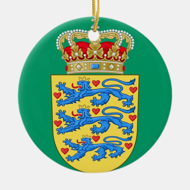 DENMARK*-, Weihnachtsverzierung/Danmark Juleuro Keramik Ornament (Vorne)